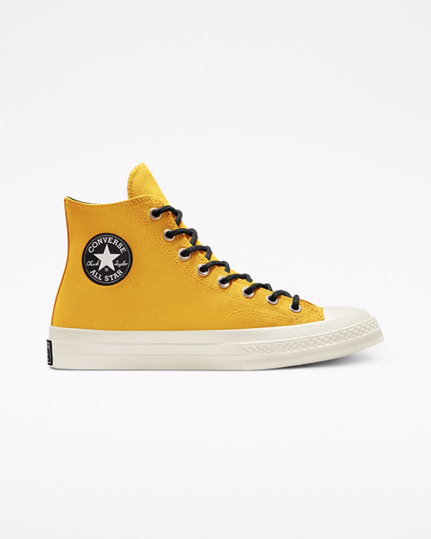 Tenis Converse Engineered Optimism Chuck 70 GORE-TEX Cano Alto Masculino Amarelas Pretas | PT J045107